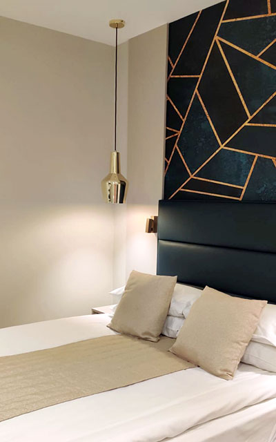 The renovated rooms at the NOX Hotel in London