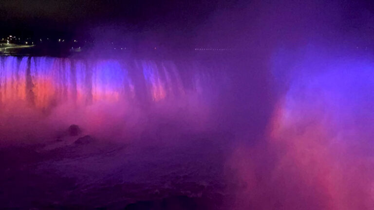 Niagara Falls aglow