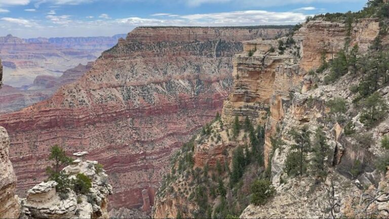Grand Canyon's majestic layered rock formations