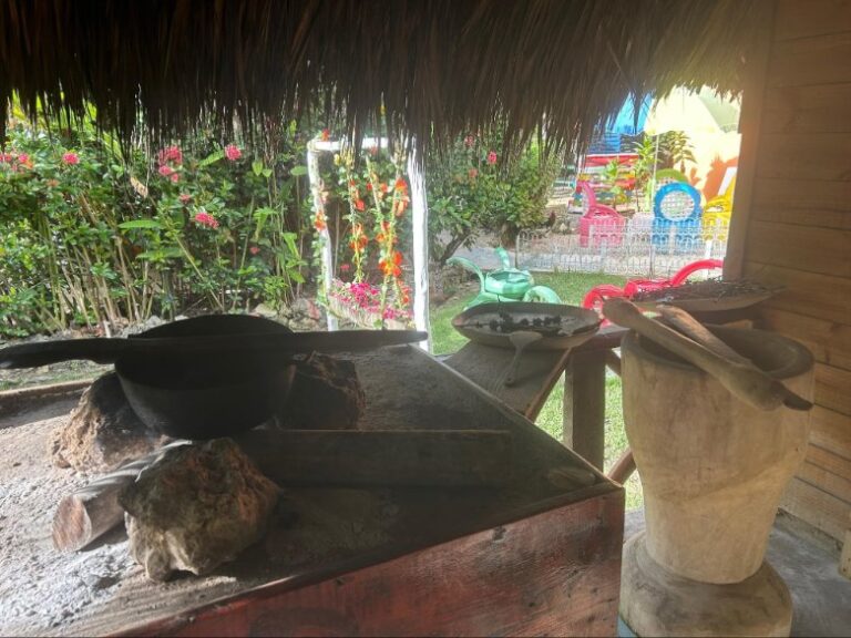 Traditional cooking methods on display
